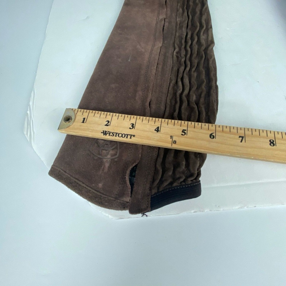 Ariat ‎ Chap Adult Chocolate Brown Suede Gaiters, Size XST.Equestrian - Picture 5 of 10
